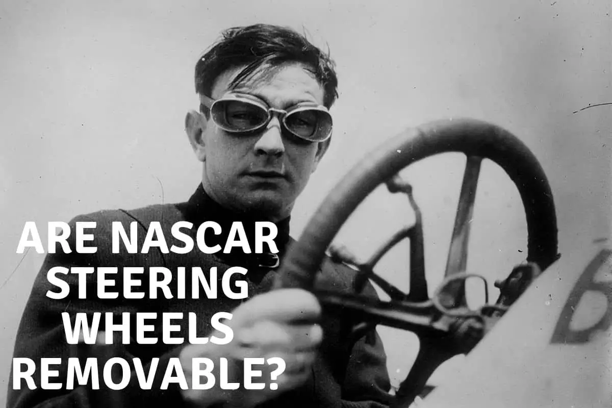 Are NASCAR Steering Wheels Removable