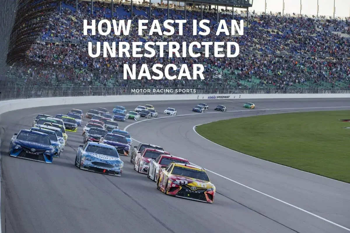 how fast is an unrestricted nascar