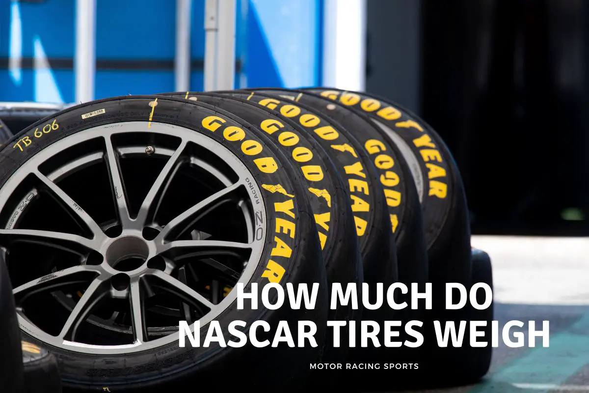 how much do nascar tires weigh.