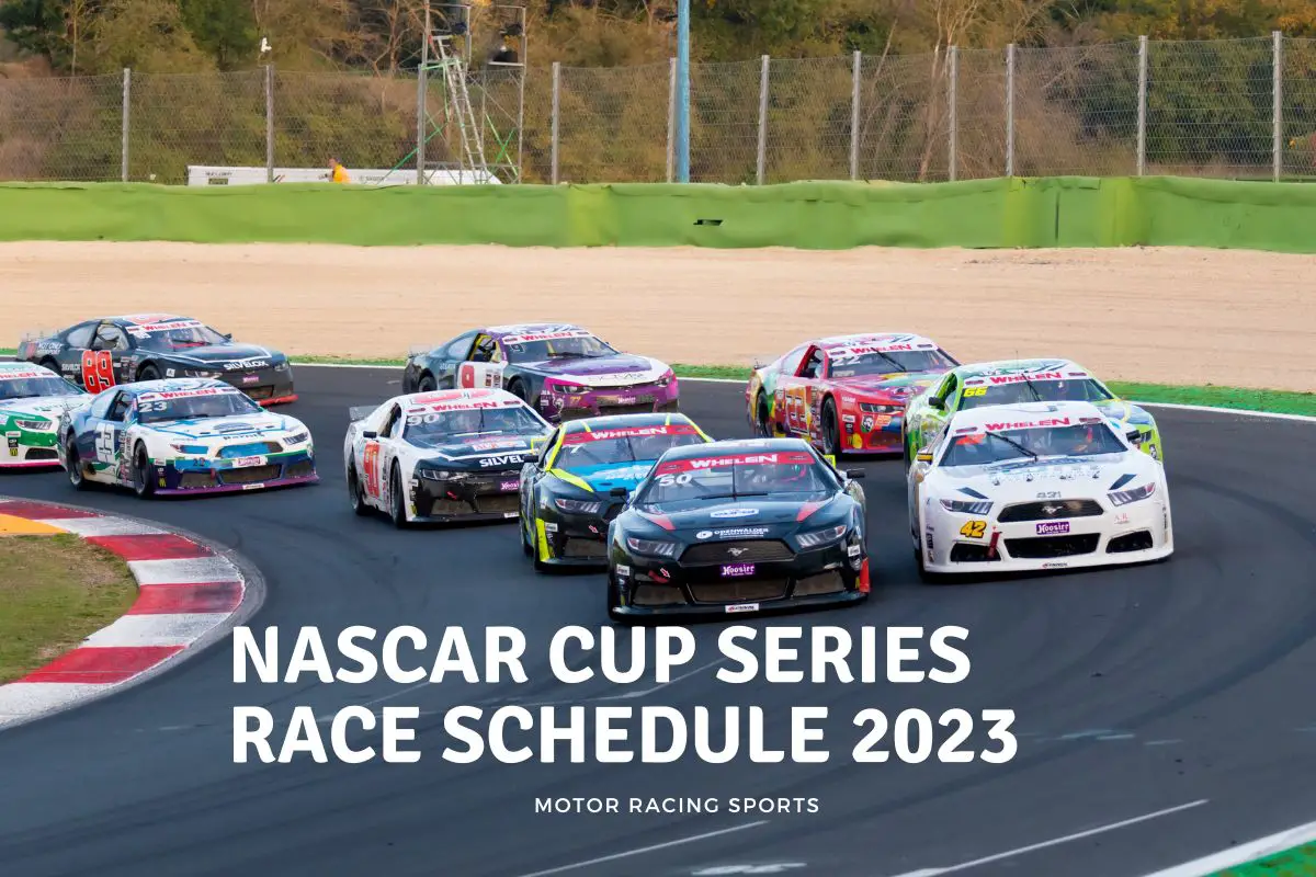 NASCAR cup series race schedule 2023